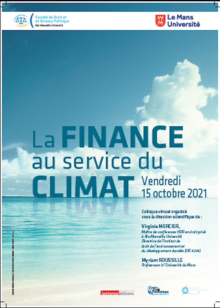 Image pour Colloque  "La finance au service du climat" 