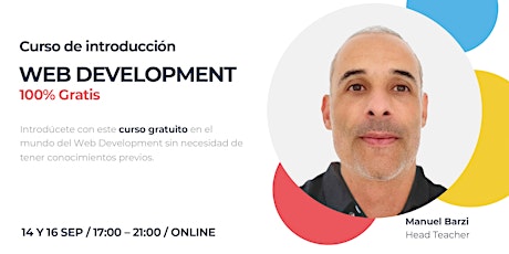 Imagen principal de Curso 100% Gratis: Introducción al WEB DEVELOPMENT