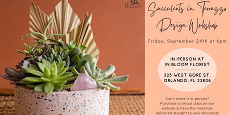 Succulents in Terrazzo - Succulent Garden Workshop primary image