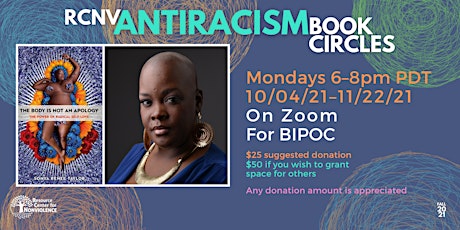 The Body Is Not An Apology Book Circle (Sonya R. Taylor) For BIPOC