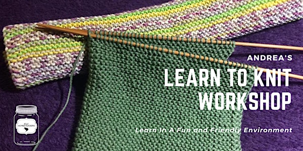 Knit your own Face flannel/ kitchen cloth workshop with Andrea