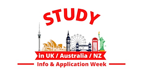 Study in UK/ Australia / NZ Unis & Pathways Info & Application Day