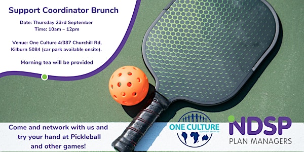 Support Coordinator Brunch with NDSP & One Culture