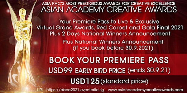 Asian Academy Creative Awards 2021 (29 Nov - 3rd Dec)