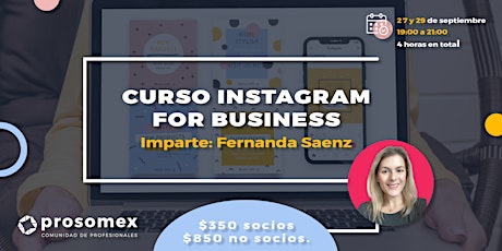 Imagen principal de Curso Instagram for business