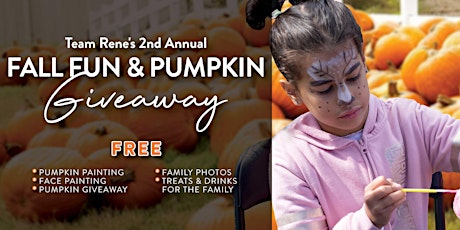 Team Rene's 2nd Annual Fall Fun & Pumpkin Giveaway primary image