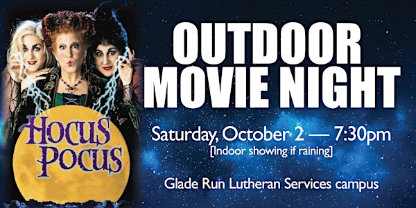 Outdoor Movie Night featuring Hocus Pocus