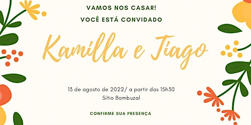 Casamento Kamilla & Tiago