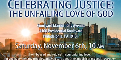 Celebrating Justice 2021: The Unfailing Love of God primary image