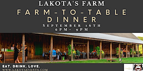 Image principale de Farm to Table Dinner with Crafted Catering
