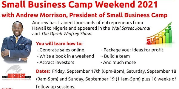 USVI Small Business Camp Weekend