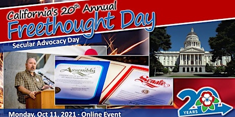 California Freethought Day 2021 - Secular Advocacy Day primary image