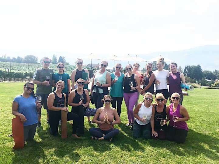 Yoga + Wine at Vin Du Lac Winery image