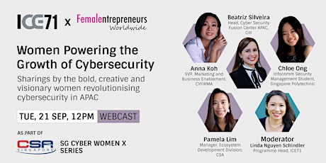 ICE71 x FEW Panel Webcast: Women Powering the Growth of Cybersecurity