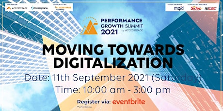 Hauptbild für Performance Growth Summit 2021: MOVING TOWARDS DIGITALIZATION