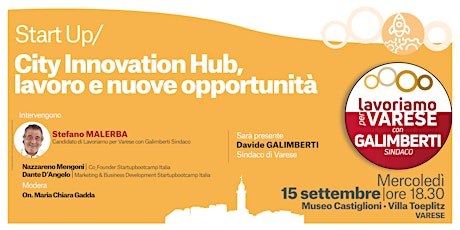 Immagine principale di CITY INNOVATION HUB, LAVORO E NUOVE OPPORTUNITÀ 