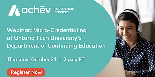 Information Session - Ontario Tech University ( Micro-credentialing)