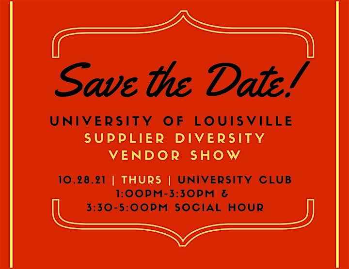 University of Louisville Supplier Diversity Vendor Show