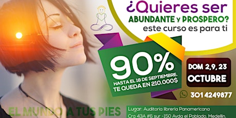 Imagen principal de CURSO DE ABUNDANCIA Y PROSPERIDAD