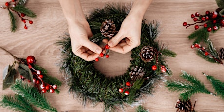 SOLD OUT: Holiday Wreath Making Workshop  - Saturday, Dec 4, 2p-4p