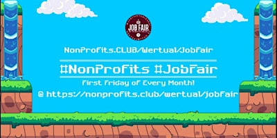 Imagen principal de Monthly #NonProfit Virtual JobExpo / Career Fair #Denver