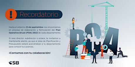 Imagen principal de Reunión de apoyo a la formulación del POA 2022
