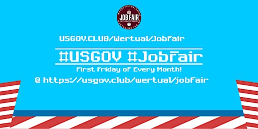 Imagen principal de Monthly #USGov Virtual JobExpo / Career Fair #Online