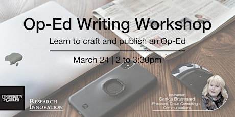 Advantage Workshop | Op-Ed Writing Workshop for Researchers primary image