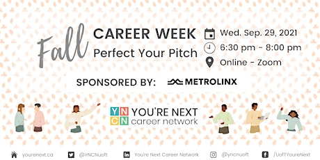 Perfect Your Pitch: Sponsored by Metrolinx! primary image