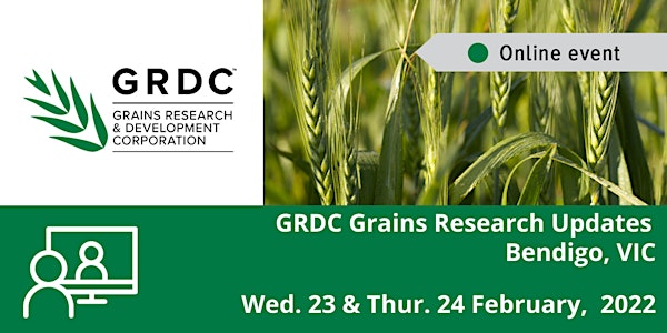 GRDC Bendigo Grains Research Update Livestream - 2022