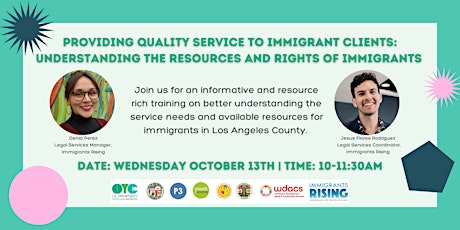 Providing Quality Service to Immigrant Clients: Understanding the Resources