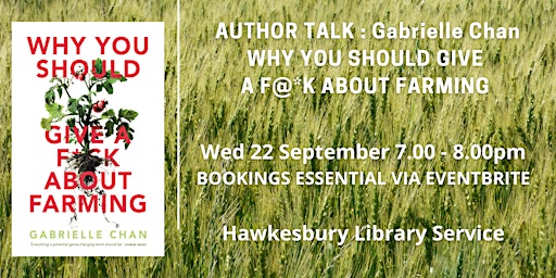 Author Talk with Gabrielle Chan: 'Why You Should Give a F@*k About Farming' primary image