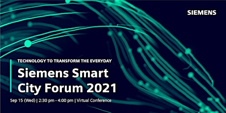 Siemens Smart City Forum 2021 primary image