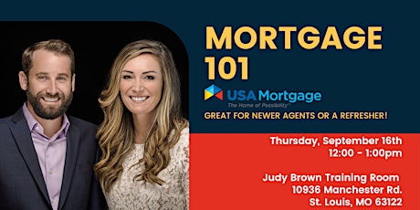 Mortgage 101 with USA Mortgage primary image