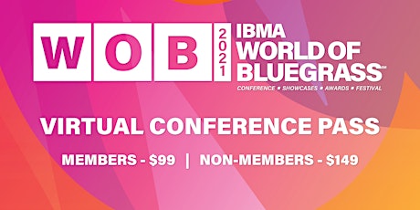 IBMA World of Bluegrass - Virtual Conference Pass