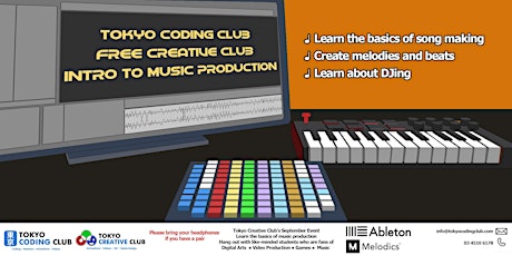 Copy of Free Creative Club Intro to Music Production. Ages 11-18 primary image