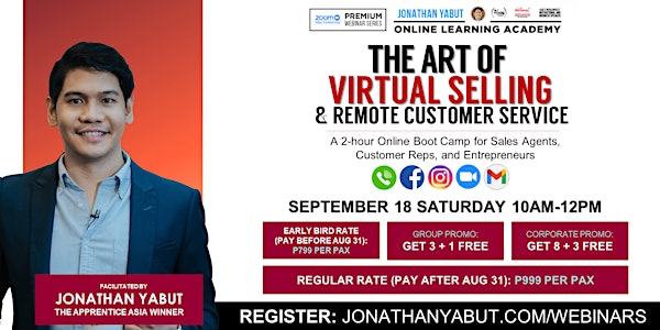 The  Art of Virtual Selling & Remote Customer Service with Jonathan Yabut