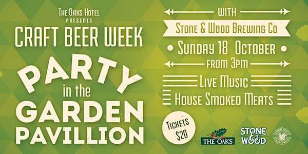 The Oaks, Stone & Wood Garden Party - SCBW