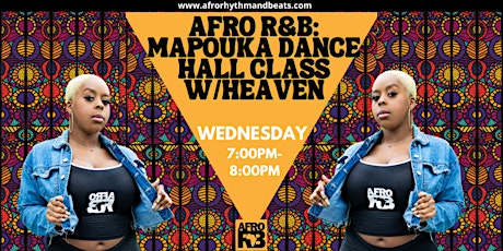 Afro R&B: Mapouka Twerk Dance Class w/Heaven (Studio/Online) primary image