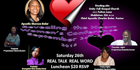 Revealing The Heart Women's Conference 2015 primary image