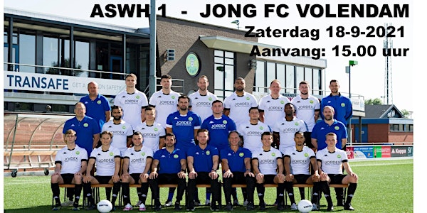 Kopie van ASWH  1 -  JONG FC VOLENDAM