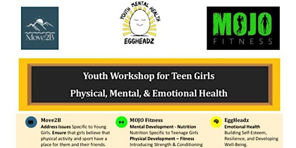 Youth Workshop Teen Girls 12-14yrs - Physical, Mental, & Emotional Health