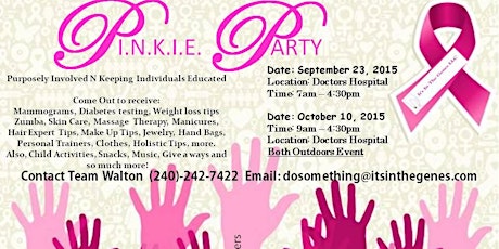 D.C.H P.I.N.K.I.E. PARTY (Mammogram Party) primary image