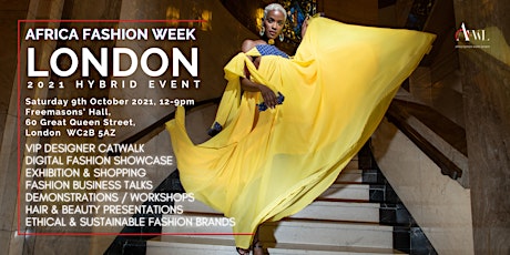 Africa Fashion Week London 2021 Hybrid Event