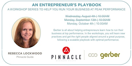 An Entrepreneur's Playbook primary image
