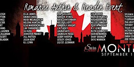 ROMANCE AUTHOR & READER EVENTS MONTREAL primary image