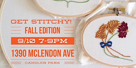 Get Stitchy! Fall Edition: with In The Quiet Hours Hand Embroidery primary image