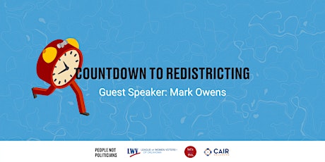 All About Redistricting: with guest speaker Mark Owens primary image