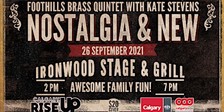 Rise-Up Weekends - Foothills Brass  with Kate Stevens: Nostalgia and New! primary image