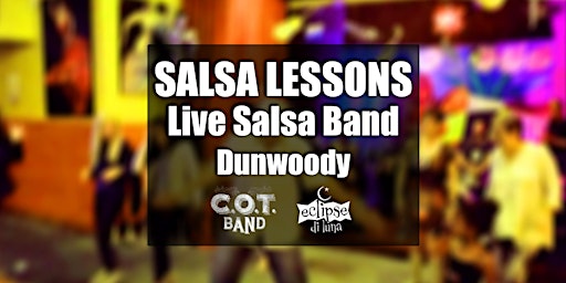 Primaire afbeelding van Live Latin Music & Free Salsa Lessons | Latin Nights Dunwoody | COT Band